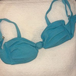 Blue bikini top size L